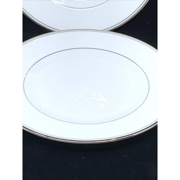 4 Waterford Kilbarry Platinum Salad Dessert Plates 8 1/8 Fine Bone China 2102488 - Picture 6 of 10